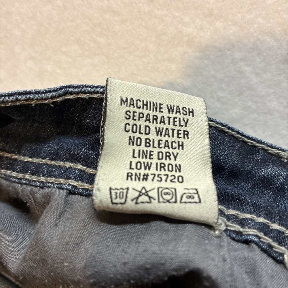 Departwest Trouper Distressed Jeans Mens Tag 30x32 (Fits 30x31) Denim Whiskered - Picture 12 of 13